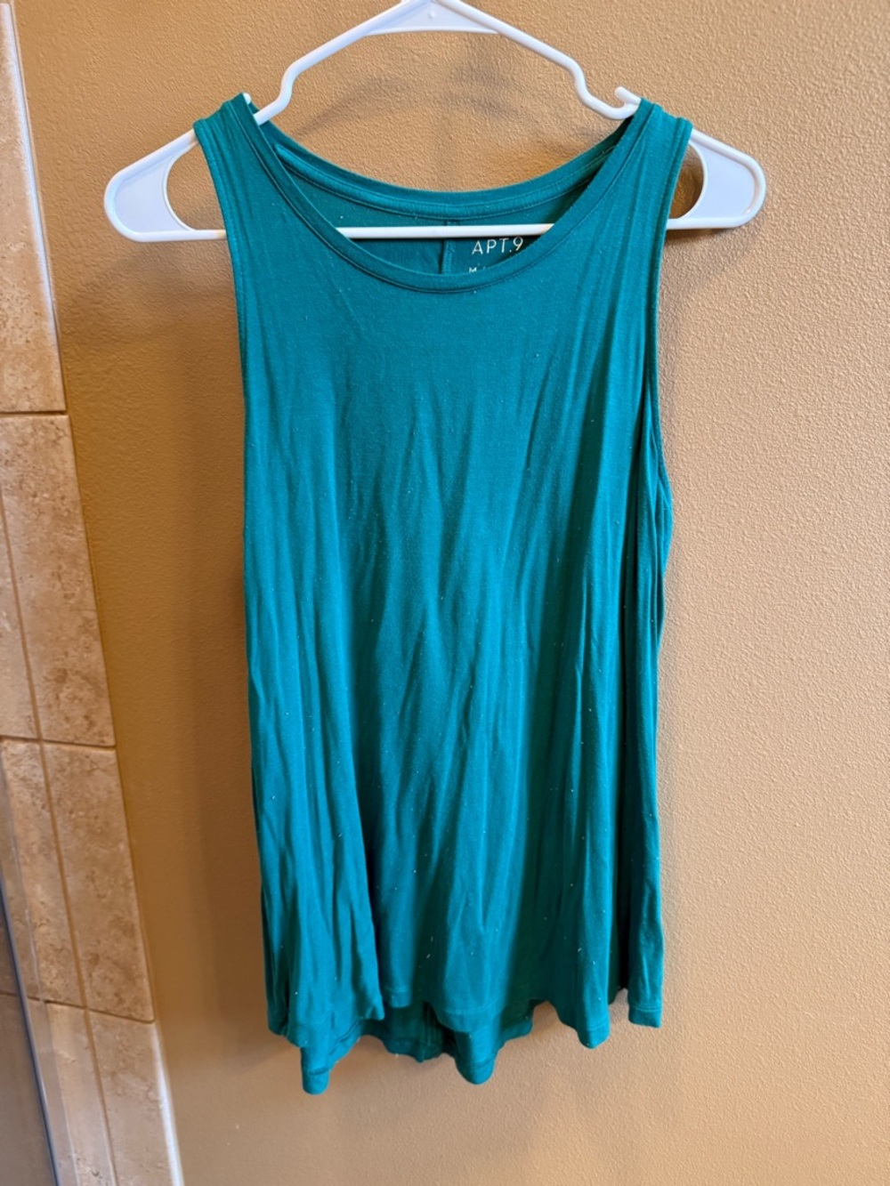 Apt. 9 Teal Sleeveless Swing Tank